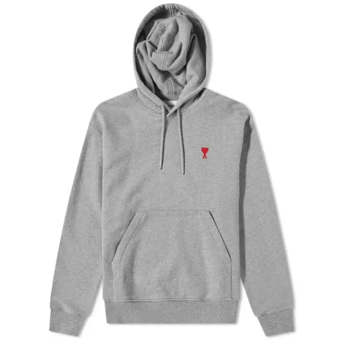 AMI Small A Heart Popover Hoodie