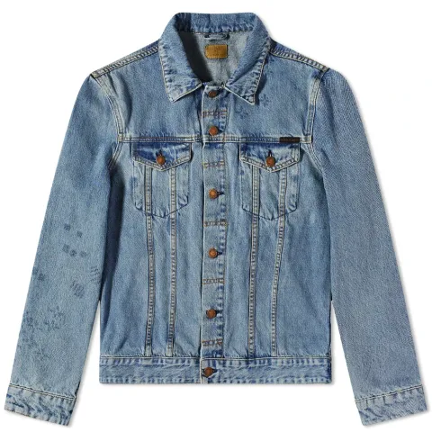Nudie Jeans Jerry Blue Scribbles