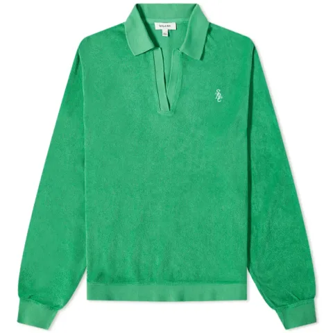 Long Sleeve SRC Terry Polo