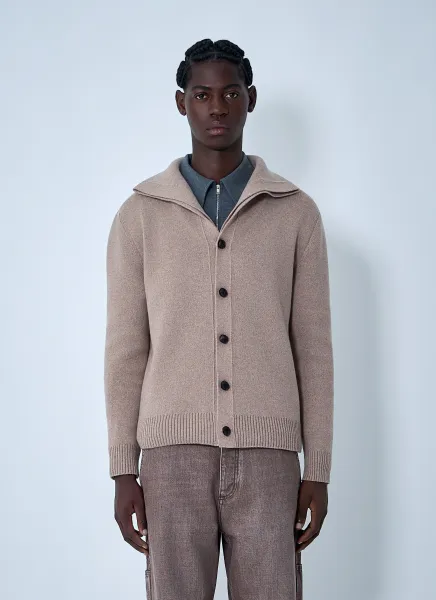 Compact Wool Cardigan