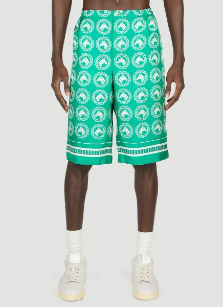 Horse Motif Shorts