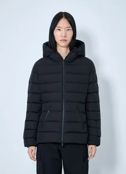 Herbe Hooded Short Down Jacket