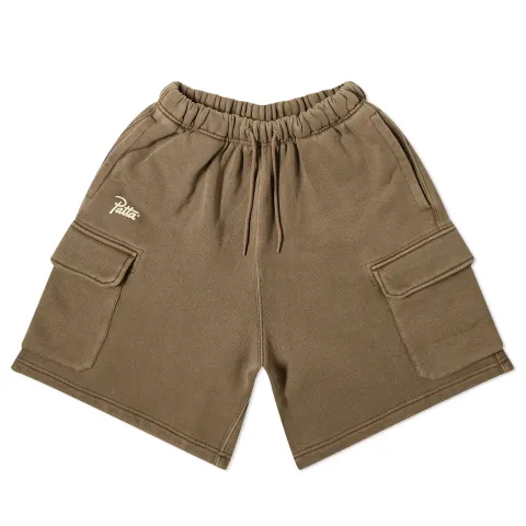 Basic Washed Cargo Sweat Shorts