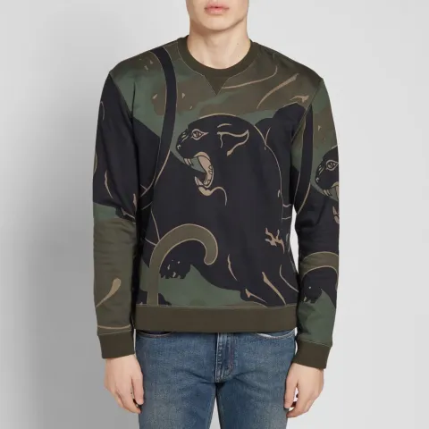Camo Panther Crew Sweat