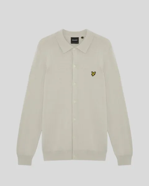 Lyle & Scott Cotton Merino Knitted Shirt