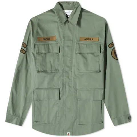 Relaxed Fit Military Shirt