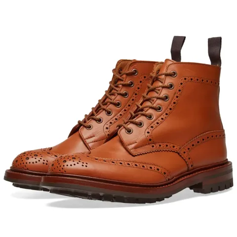 Tricker's Commando Sole Malton Brogue Derby Boot