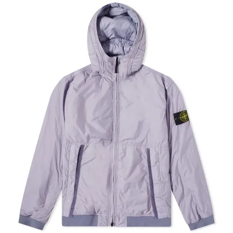 Crinkle Reps Hooded Jacket