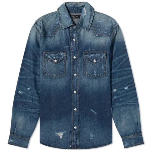 Core Denim Western Shirt