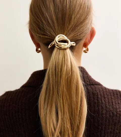 Black Metal Trim Hair Band