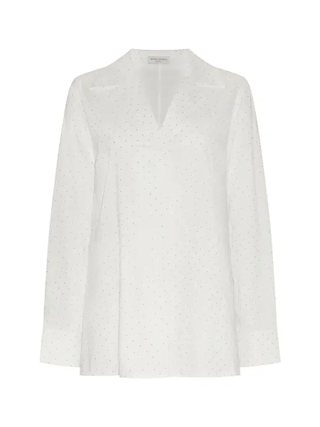 Embellished Cotton Shirt