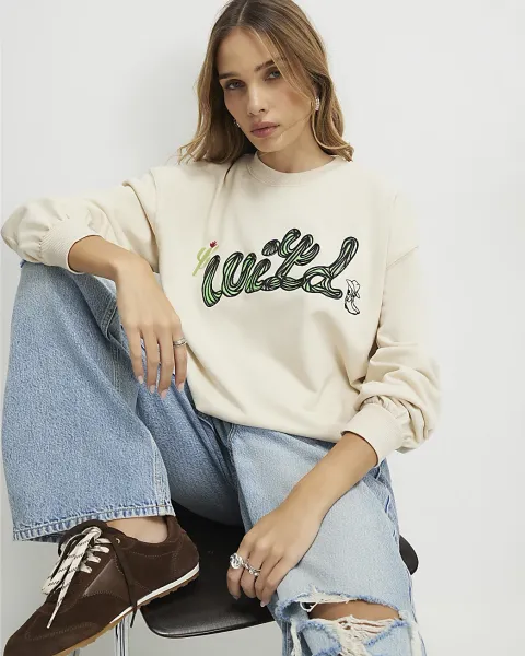 Cotton Blend Cactus Sweatshirt