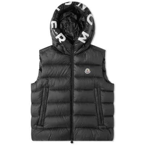 Montreuil Hooded Logo Down Gilet