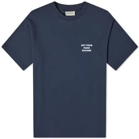 Drôle de Monsieur Back Print Slogan T-Shirt