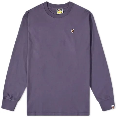 BAPE Long Sleeve Ape Head One Point Relaxed Fit ee