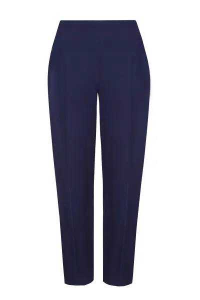 Navy Faille Trousers - Phoebe