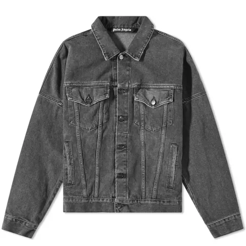 Back Logo Oversized Denim Jacket
