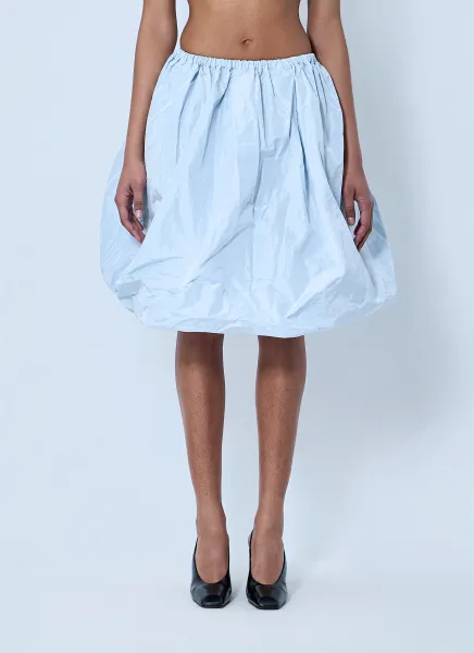 Balloon Skirt in Structured Fabric