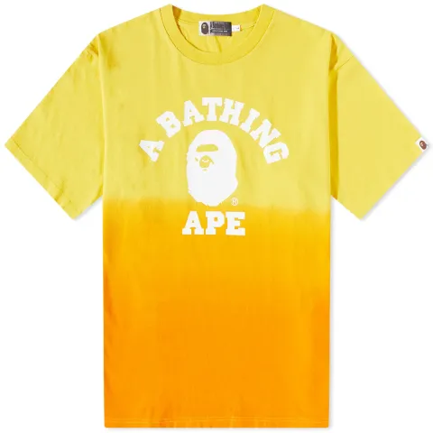 College Gradation Dyed T-Shirt