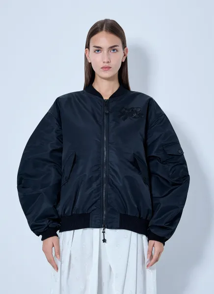 Cbfeilan Technical Nylon Bomber Jacket