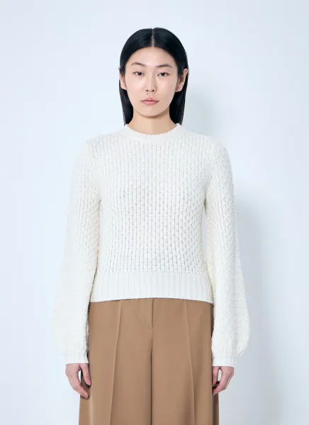 Wool And Cashmere Decorative-Stitch Sweater