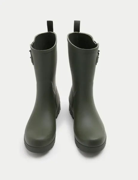 Marks & Spencer Mid Calf Wellies Khaki