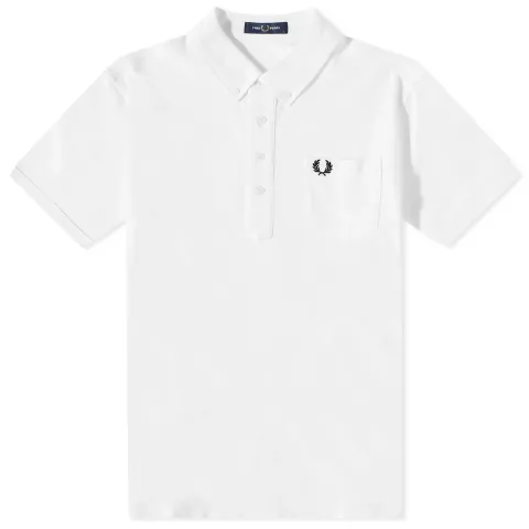 Button Down Collar Polo