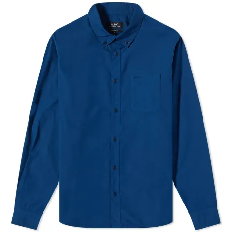 A.P.C. Edouard Button Down Logo Shirt