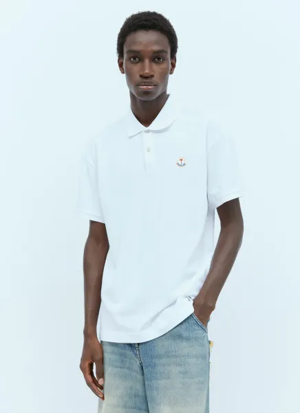 Logo Patch Polo Shirt