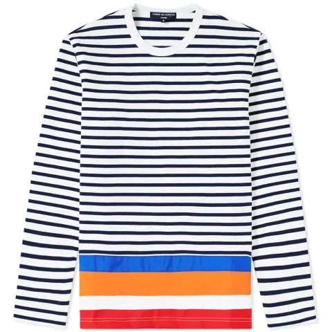 Comme des Garcons Homme Contrast Stripe Tee