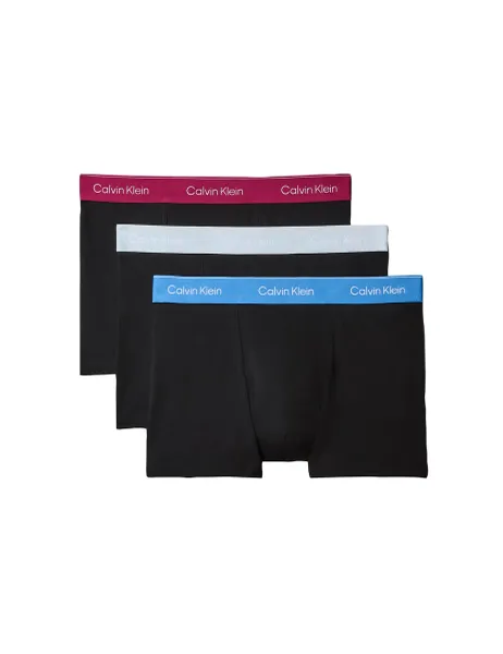 Calvin Klein 3 Pack Icon Cotton Stretch Relaxed Trunks Black Mix