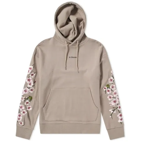Black By Vanquish Sakura Embroidery Sleeve Hoody