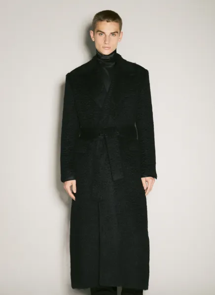 Belted Oversized Wool Coat