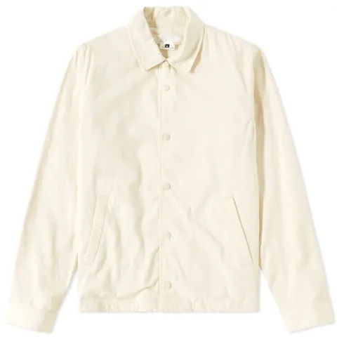 Washed Twill Coach Jacket