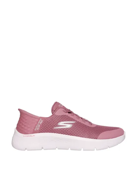 Skechers Slip-ins GO WALK Flex Grand Entry Trainers Dusky Rose