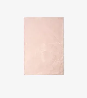 Floral Crest Silk Scarf in Compact pink