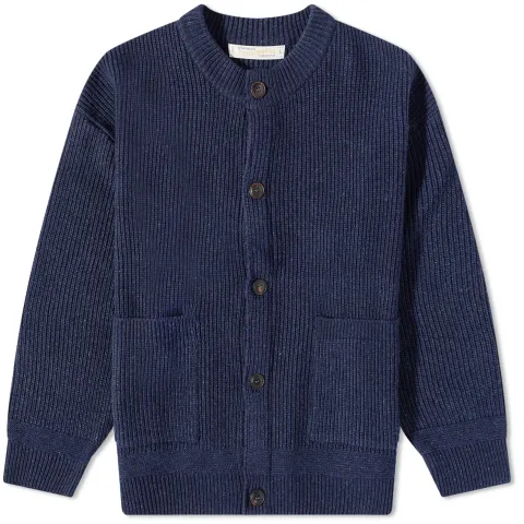 Heavy Wool Round Cardigan