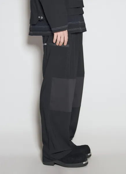 Crepe Cargo Pants