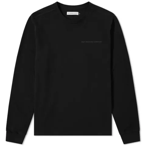 Long Sleeve Pique Logo Tee