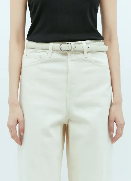 Slim Leather Belt