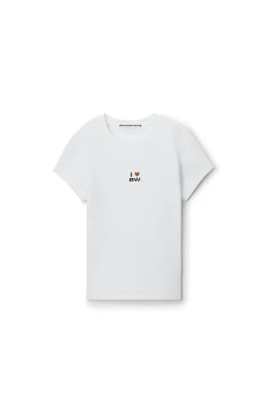 CRYSTAL HOTFIX I HEART AW TEE