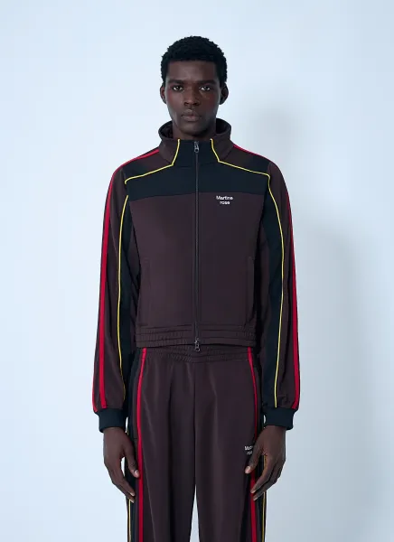 Logo Motif Shrunken Track Jacket