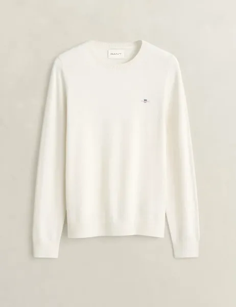 Gant Merino Wool Rich Crew Neck Jumper