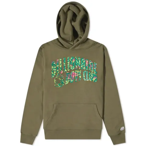 Jungle Camo Arch Logo Popover Hoodie