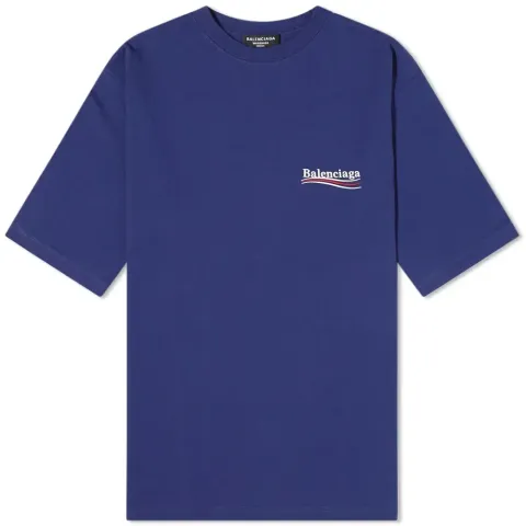Oversized Political Campaign Logo T-Shirt