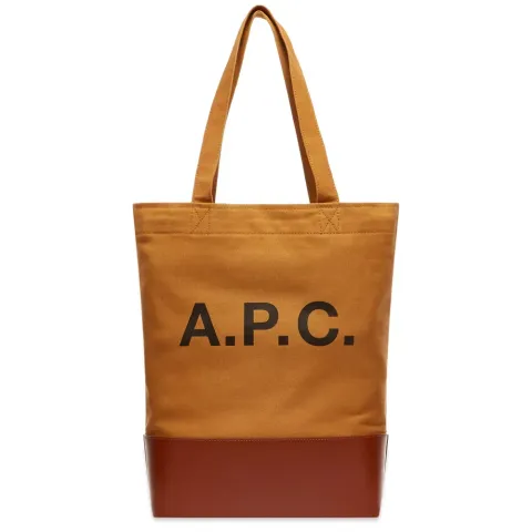A.P.C. Axelle Denim & Leather Tote
