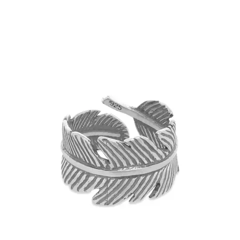 925 Feather Ring