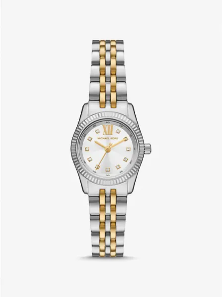 Petite Lexington Pavé Two-Tone Watch