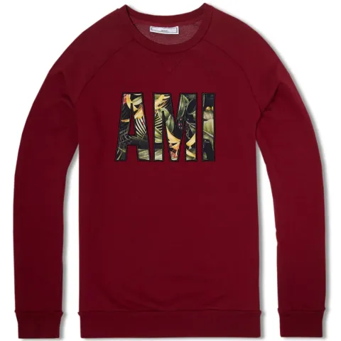 AMI Tropical Logo Sweater