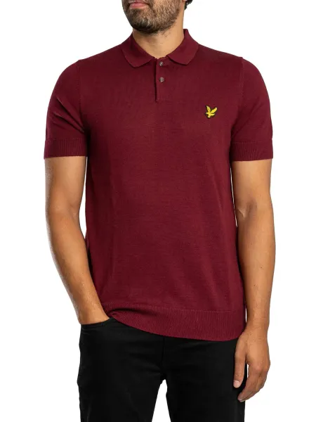 Lyle & Scott Knitted Polo Shirt